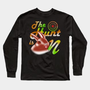 The hunting season is on, rabbit hunting Long Sleeve T-Shirt